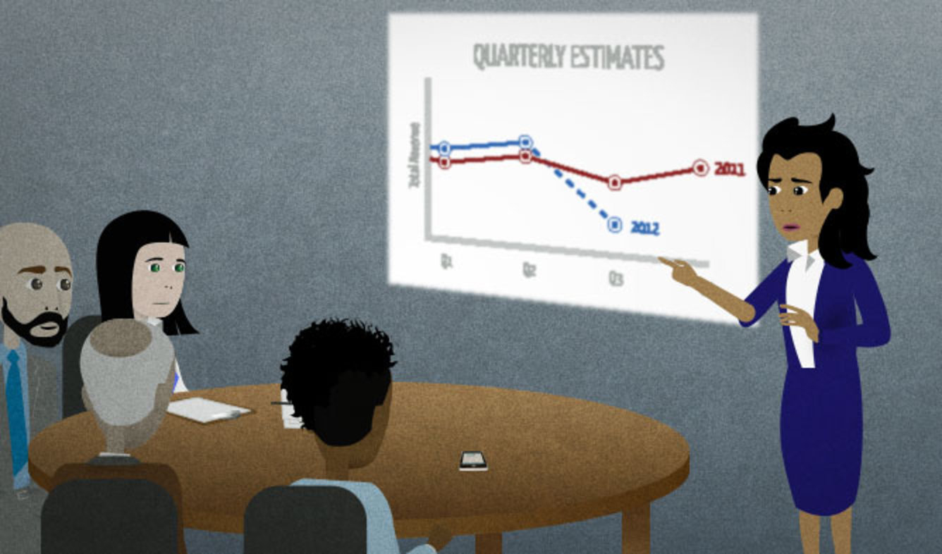 English Lesson: We expect sales this quarter to be a little soft compared to last year, due to the overall economic environment.